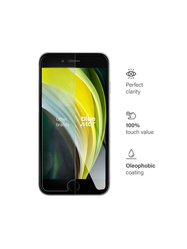 Szkło hartowane do iPhone 7 / 8 / SE 2020 Blue Star