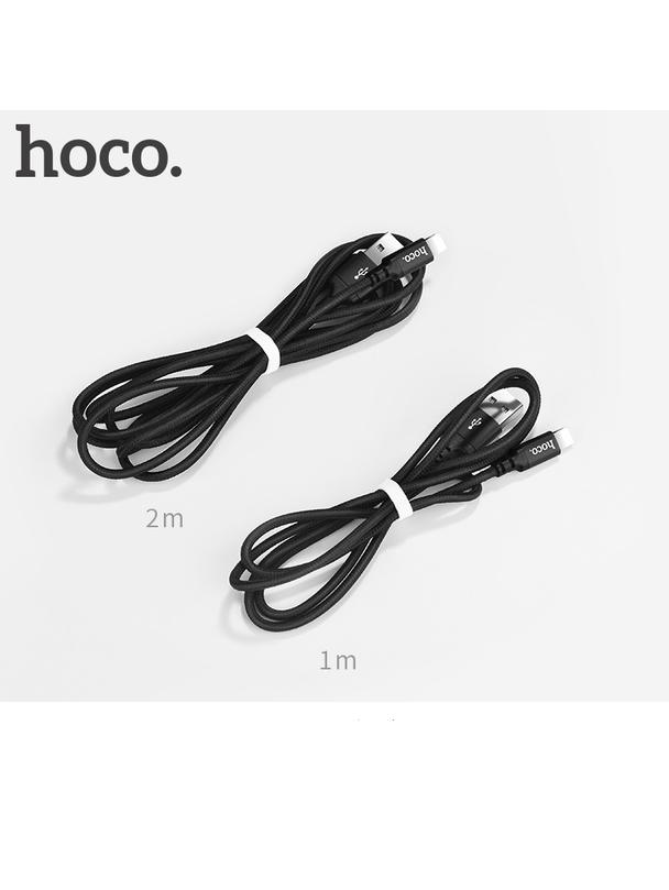 Kabel USB A do USB C Hoco 2A 2 m X14 czarny