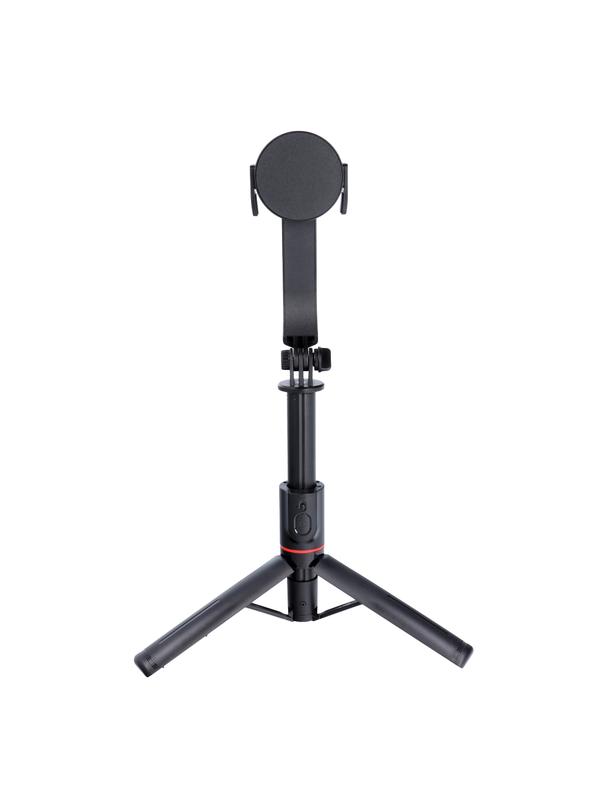 Uchwyt selfie z pilotem bezprzewodowym tripod kompatybilny z MagSafe SSTR-C09 czarny