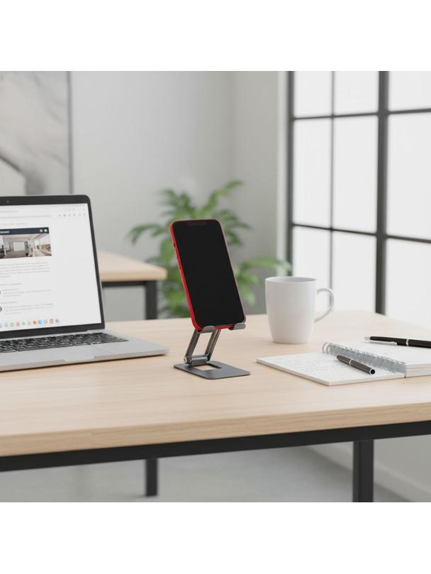 Uchwyt na telefon / tablet biurkowy składany Forcell F-Grip Fold Stand 1 szary