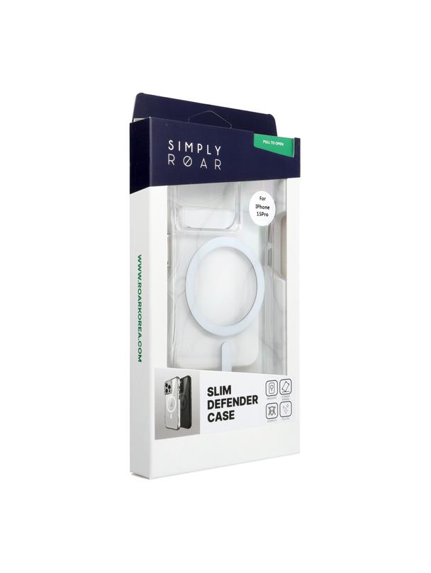 ROAR futerał SLIM DEFENDER kompatybilny z MagSafe do IPHONE 15 Pro transparentny