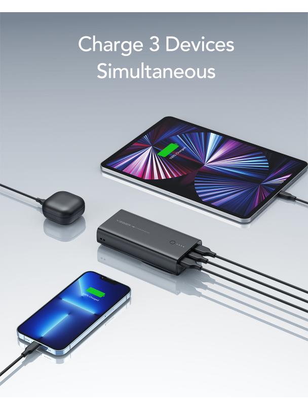 Powerbank Veger ACE100 (W1146) PD QC3.0 20W 10000 mAh czarny