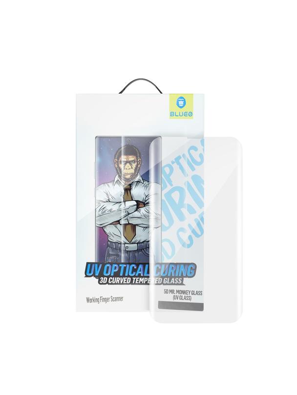 Szkło Hartowane 5D Mr. Monkey Glass - Samsung Galaxy S22 Ultra transparent (UV Glass)