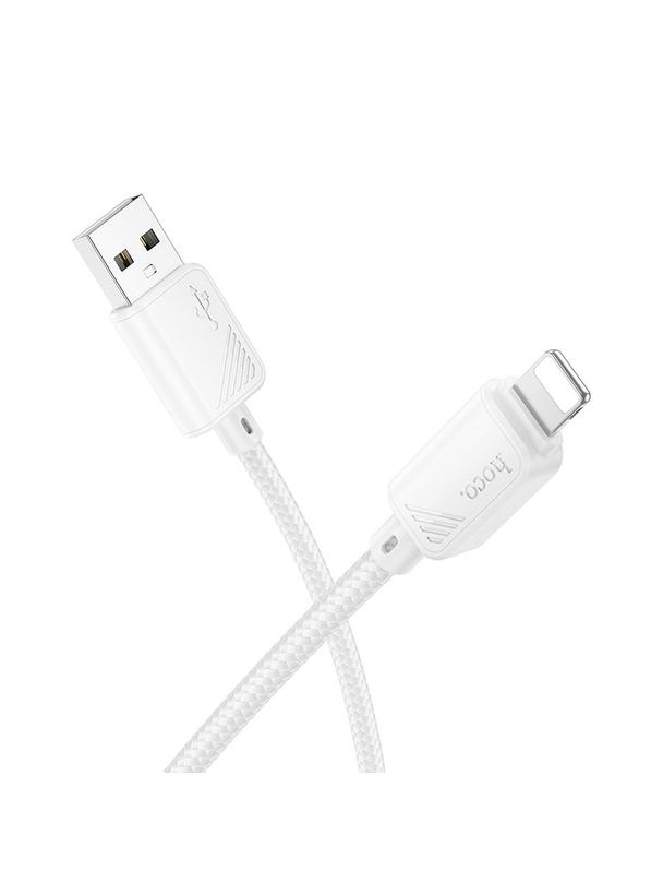 Kabel USB A do Lightning Hoco 2,4A 1 m X113 biały