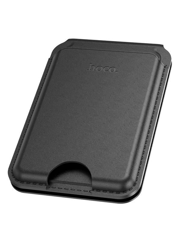Portfel magnetyczny na karty Hoco zgodny z MagSafe GT3 czarny