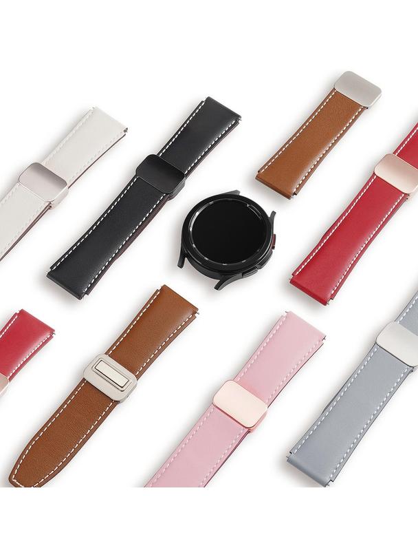 DUX DUCIS pasek YA skórzany 22 mm czerwony