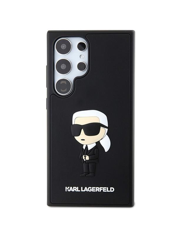 KARL LAGERFELD futerał do SAMSUNG S24 Ultra KLHCS24L3DRKINK (3D RUBBER IKONIK NFT) czarny