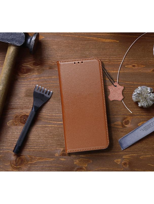 Kabura SMART PRO Book skórzana do XIAOMI Redmi Note 15 PRO 5G brązowy