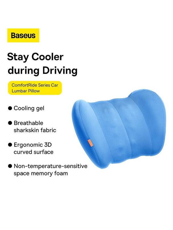 BASEUS poduszka samochodowa chłodząca odcinek lędźwiowy C20036402311-01 niebieska