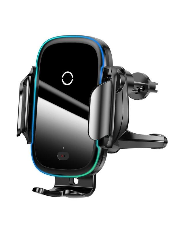 BASEUS uchwyt samochodowy indukcyjny automatyczny do kratki / szyby / deski 15W WXHW03-01 srebrny