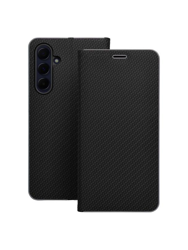 Kabura LUNA Book Carbon do SAMSUNG S10 Plus czarny