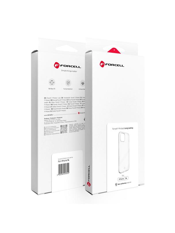 Etui na iPhone 14 Forcell F-Protect Long Lasting transparentne