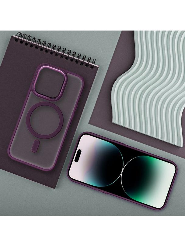 Futerał MATTE MAG COVER kompatybilny z MagSafe do IPHONE 17 czerwony