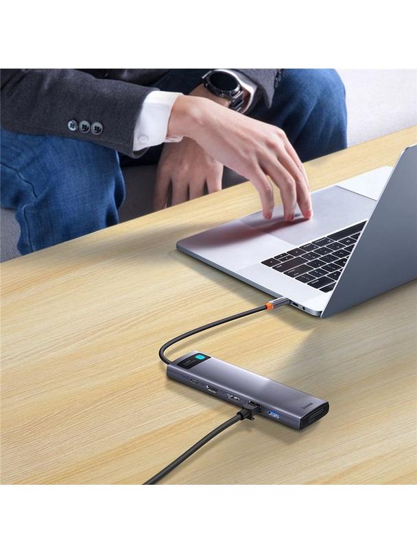 BASEUS adapter HUB 12w1 Typ C WKWG020213/BS-OH037 0,2 m szary