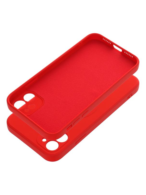 Futerał SILICONE MAG COVER kompatybilny z MagSafe do IPHONE 11 czerwony