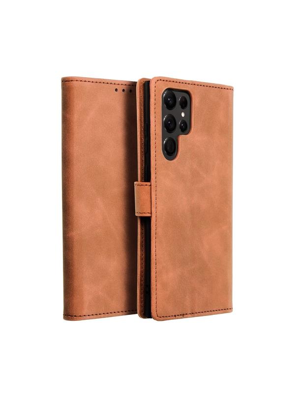 Kabura TENDER Book do SAMSUNG S22 Ultra brązowy