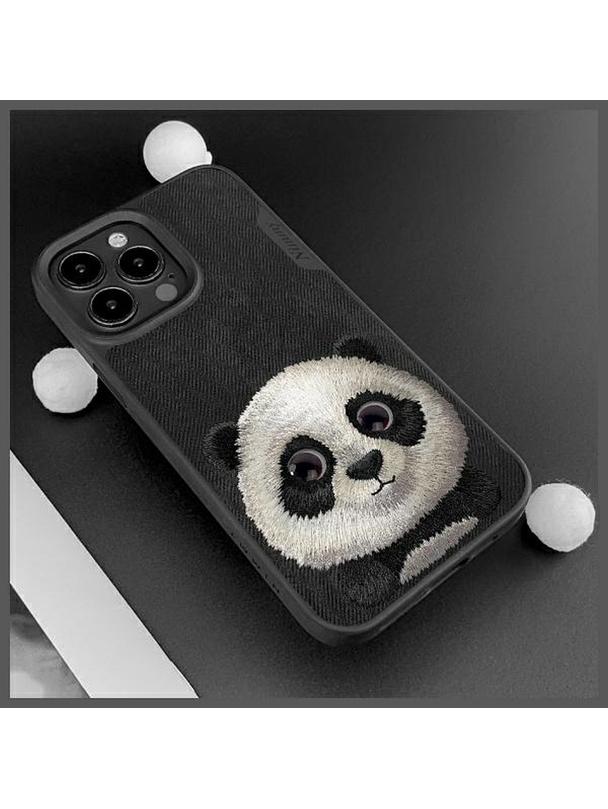 NIMMY futerał BIG EYED PET 2.0 Panda do IPHONE 15 Pro czarny
