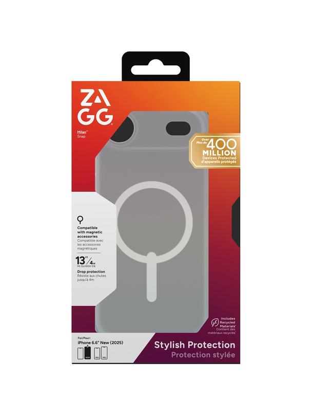 ZAGG futerał MILAN SNAP kompatybilny z MagSafe do IPHONE 17 Air iridescent