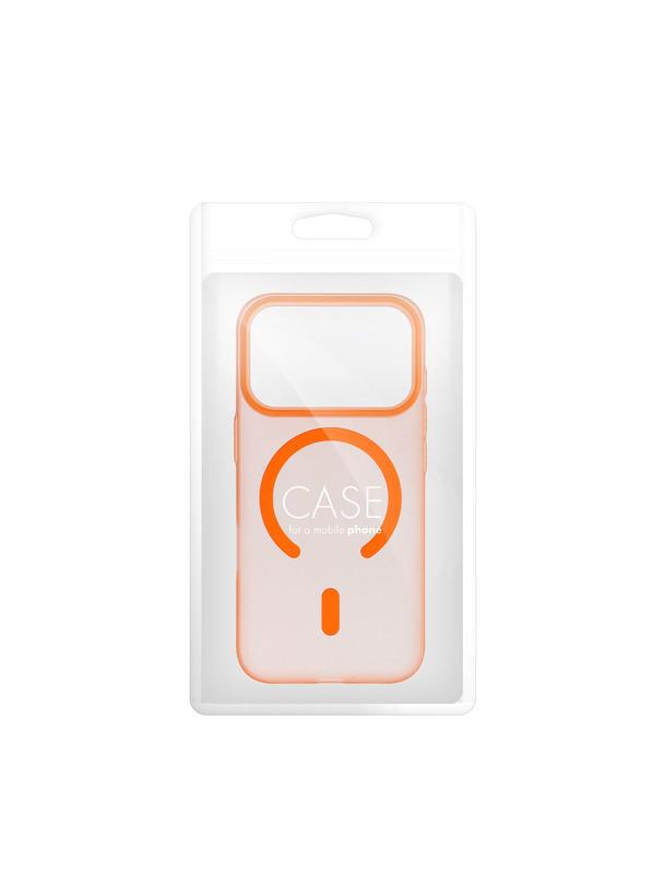 Futerał GO ORANGE kompatybilny z MagSafe do IPHONE 17 Pro pomarańczowy