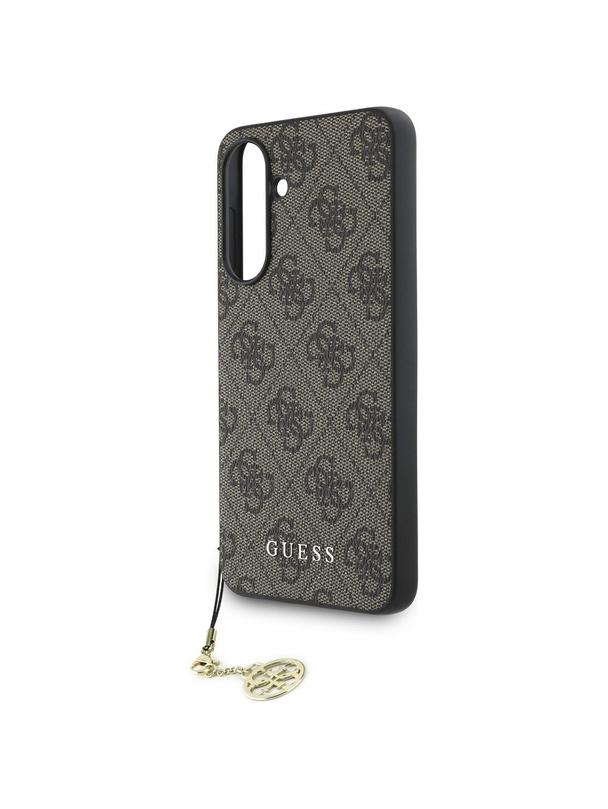 GUESS futerał do SAMSUNG A36 GUHCSA36GF4GBR (PU 4G Charm) brązowy