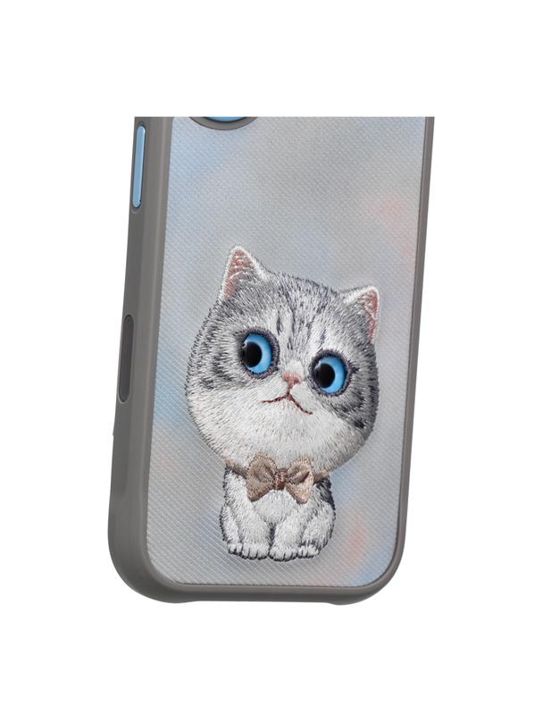 NIMMY futerał BIG EYED PET 2.0 Cat do IPHONE 17 szary