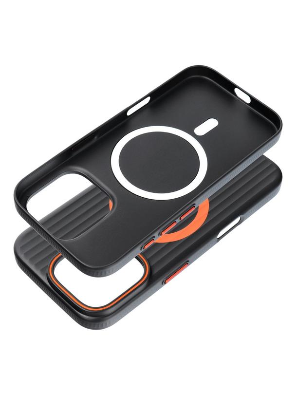 Futerał SIMPLY kompatybilny z MagSafe do IPHONE 15 tytan czarny