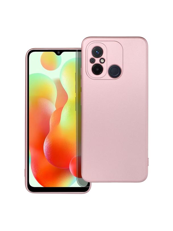 Futerał METALLIC do XIAOMI Redmi 12C różowy