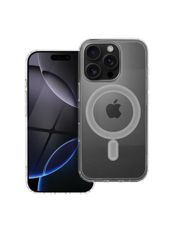 Futerał CLEAR MAG COVER (MID) kompatybilny z MagSafe do IPHONE 16 Pro transparentny