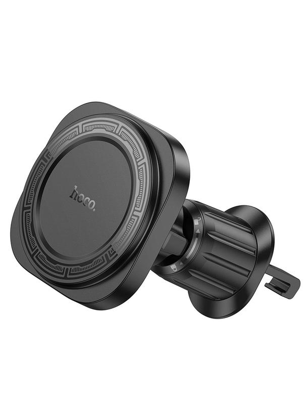 Uchwyt na telefon do samochodu magnetyczny zgodny z MagSafe Hoco do kratki H28 czarny