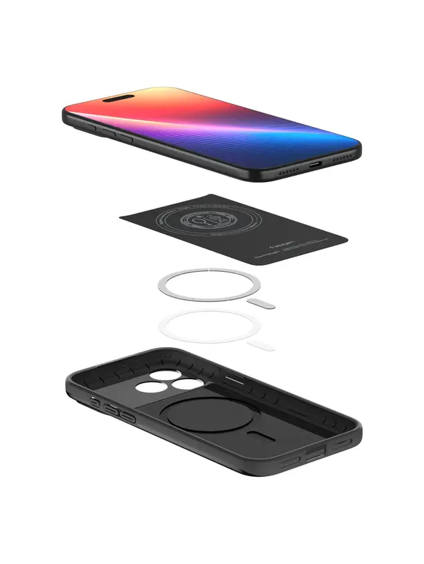 SPIGEN futerał THIN FIT MAG kompatybilny z MagSafe do IPHONE 17 Pro black