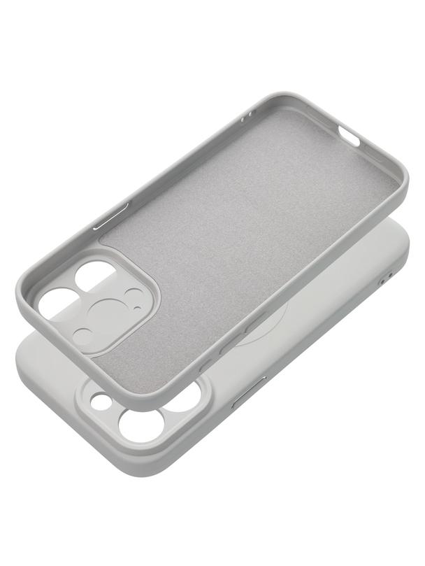 Futerał SILICONE MAG COVER kompatybilny z MagSafe do IPHONE 15 Pro Max tytanowy