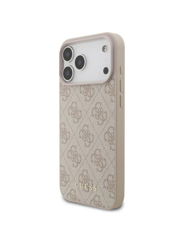 GUESS futerał do IPHONE 17 Pro Max GUHCP17XG4GFPI (PU 4G Classic) różowy