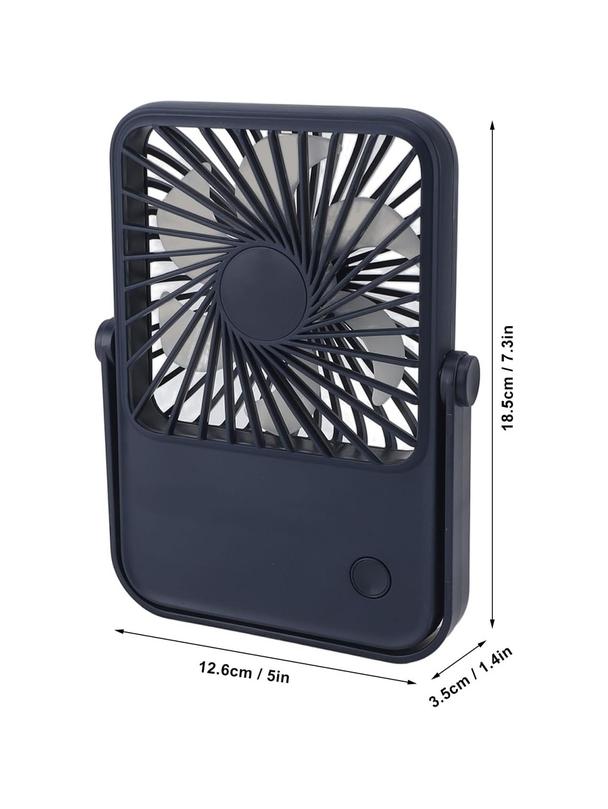 Wentylator / wiatrak biurkowy z regulowaną podstawką HX-122 ciemny niebieski