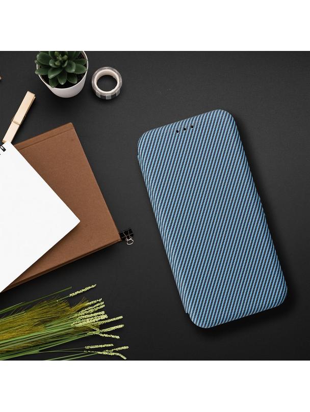 Kabura FOLIO Side Magnet kompatybilny z S-PEN do SAMSUNG S25 ULTRA niebieski