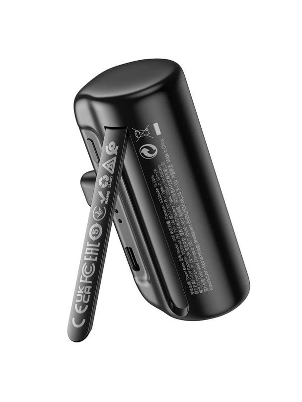 Powerbank Hoco 5000 mAh 2A z wbudowanym złączem Lightning J106 czarny