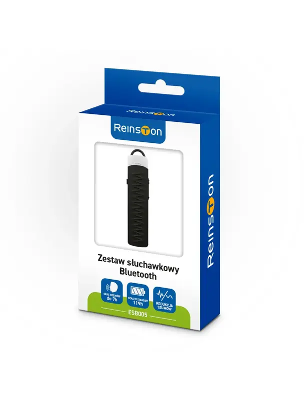 Słuchawka bezprzewodowa Mono douszna Reinston ESB005 czarna