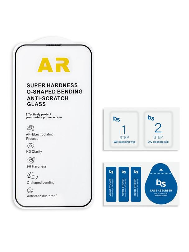 Szkło hartowane do iPhone 17 AIR Blue Star 5D AR czarne