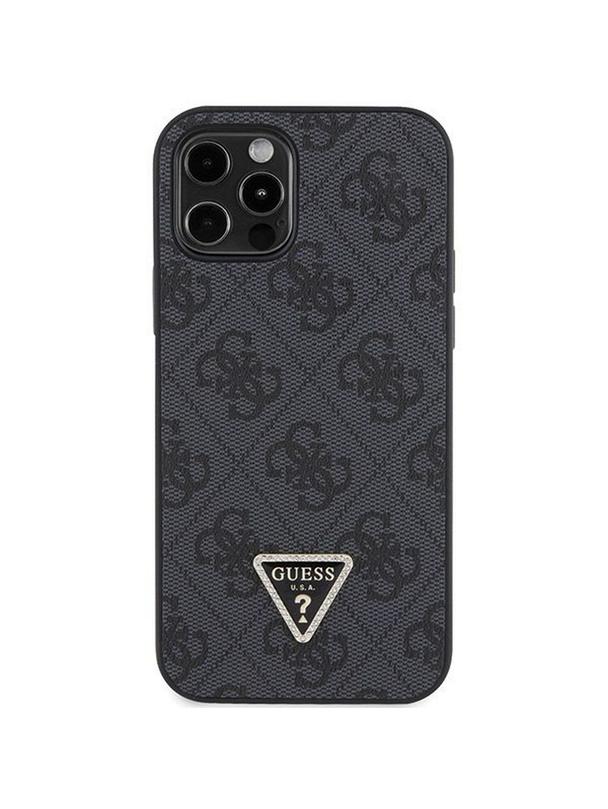 GUESS futerał do IPHONE 12 / 12 Pro GUHCP12MP4TDSCPK (Metal Logo Starss Crossbody) czarny