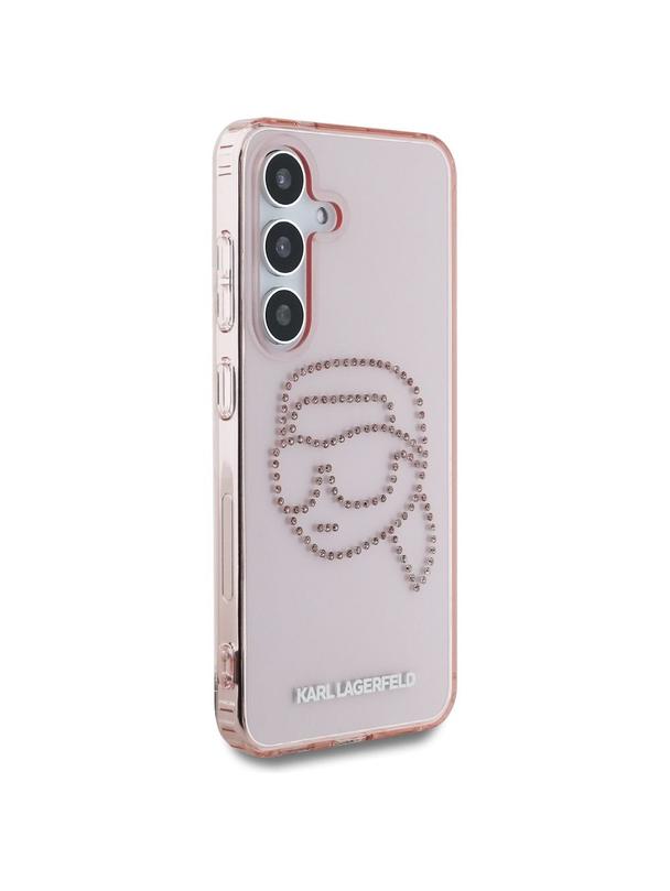 KARL LAGERFELD futerał do SAMSUNG S25 KLHCS25SHKHDCELP (IML Rhinestones K Head) różowy