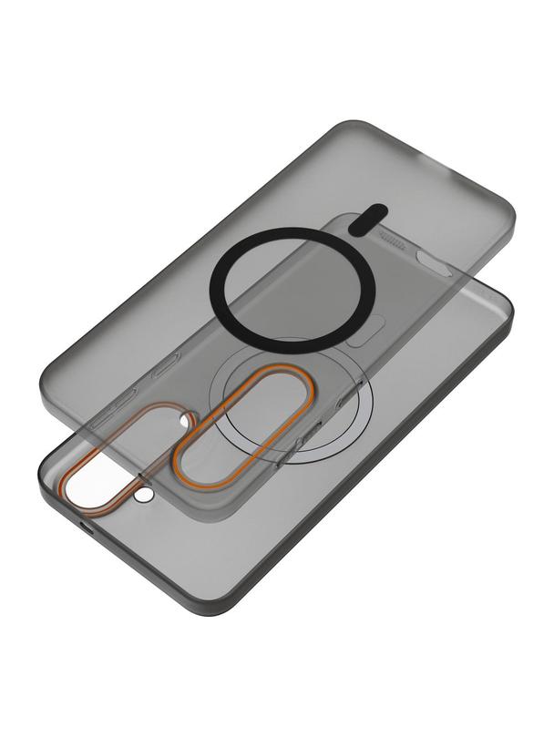 Futerał GO ORANGE kompatybilny z MagSafe do SAMSUNG S26 Edge czarny