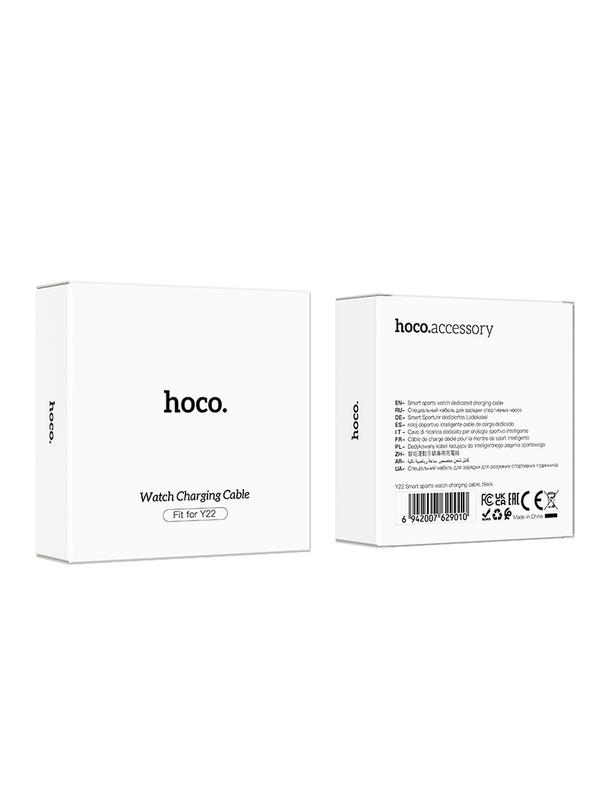 Kabel do ładowania smartwatcha Hoco 0,6 m Y22 czarny