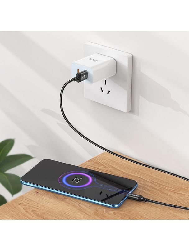 Kabel USB A do Micro USB Hoco 2,4A 2 m X89 czarny