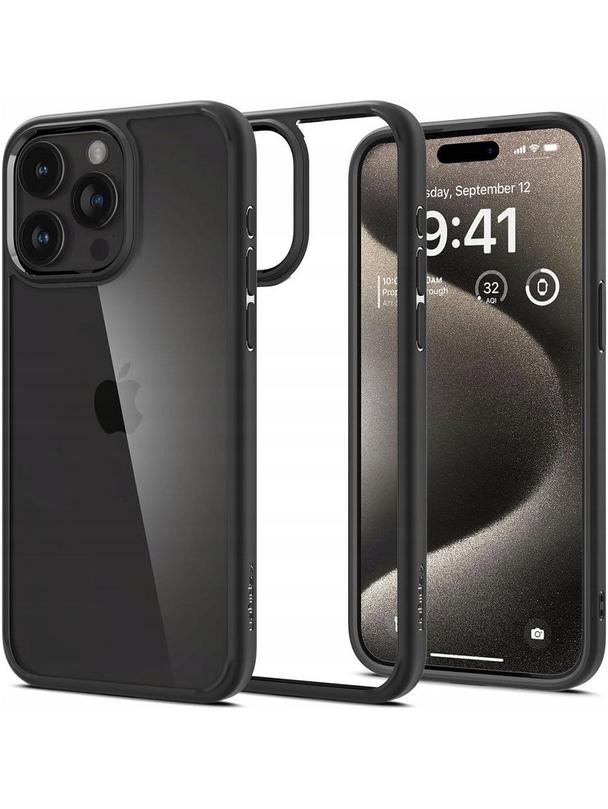 SPIGEN futerał ULTRA HYBRID do IPHONE 16 Pro matte black