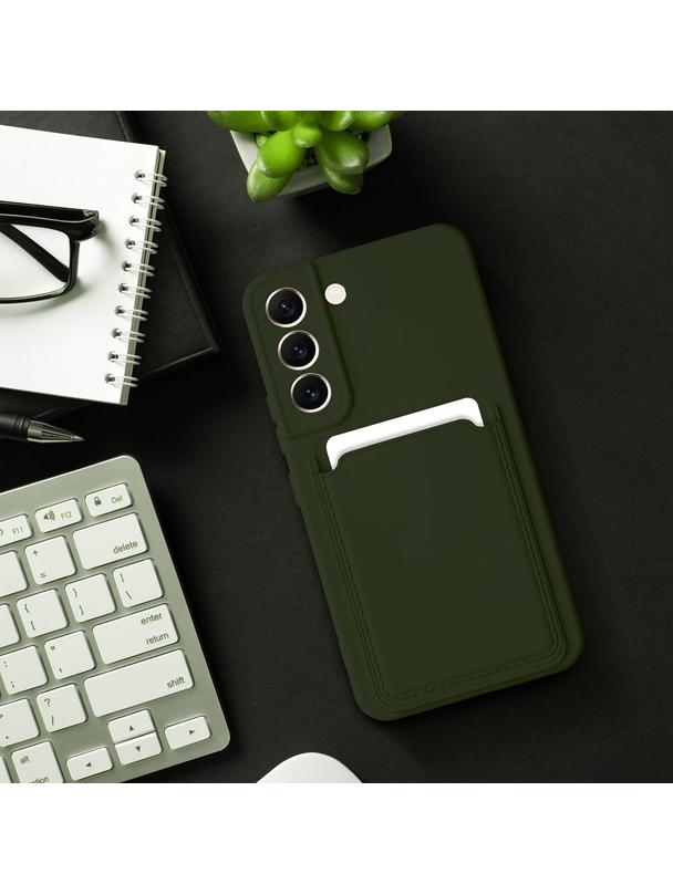 Futerał CARD CASE do SAMSUNG A55 5G zielony