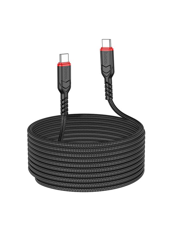 Kabel USB C do USB C Hoco 3A 60W 3 m X59 czarny
