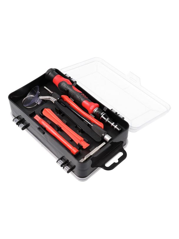 Zestaw śrubokrętów precyzyjnych / wkrętaków serwisowych, bitów 115w1 metal czerwony