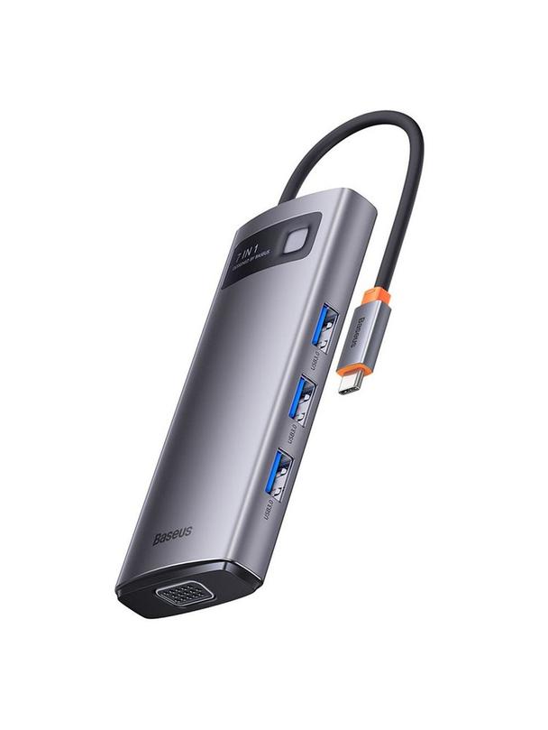 BASEUS adapter HUB 7w1 Typ C WKWG040013/BS-OH043 0,17 m gszary