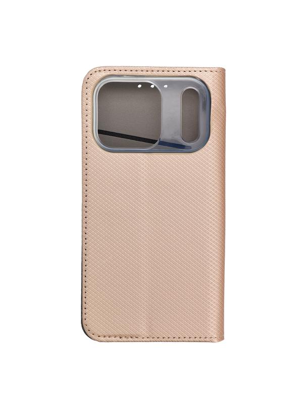 Kabura SMART CASE Book do IPHONE 17 Pro złoty