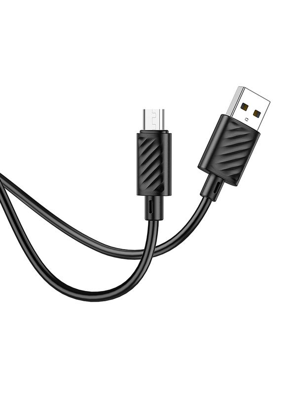 Kabel USB A do Micro USB Hoco 2,4A 1 m X88 czarny