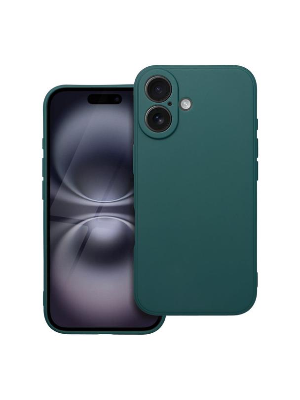 Futerał MATT do IPHONE 16 ciemnozielony